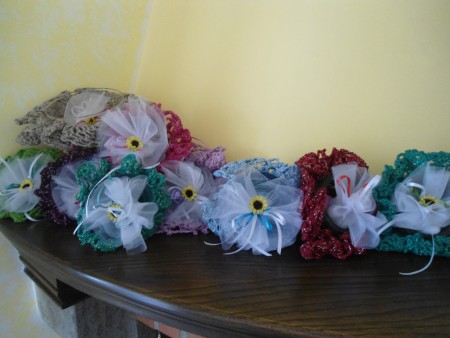 composizione a fiore di bombiniere